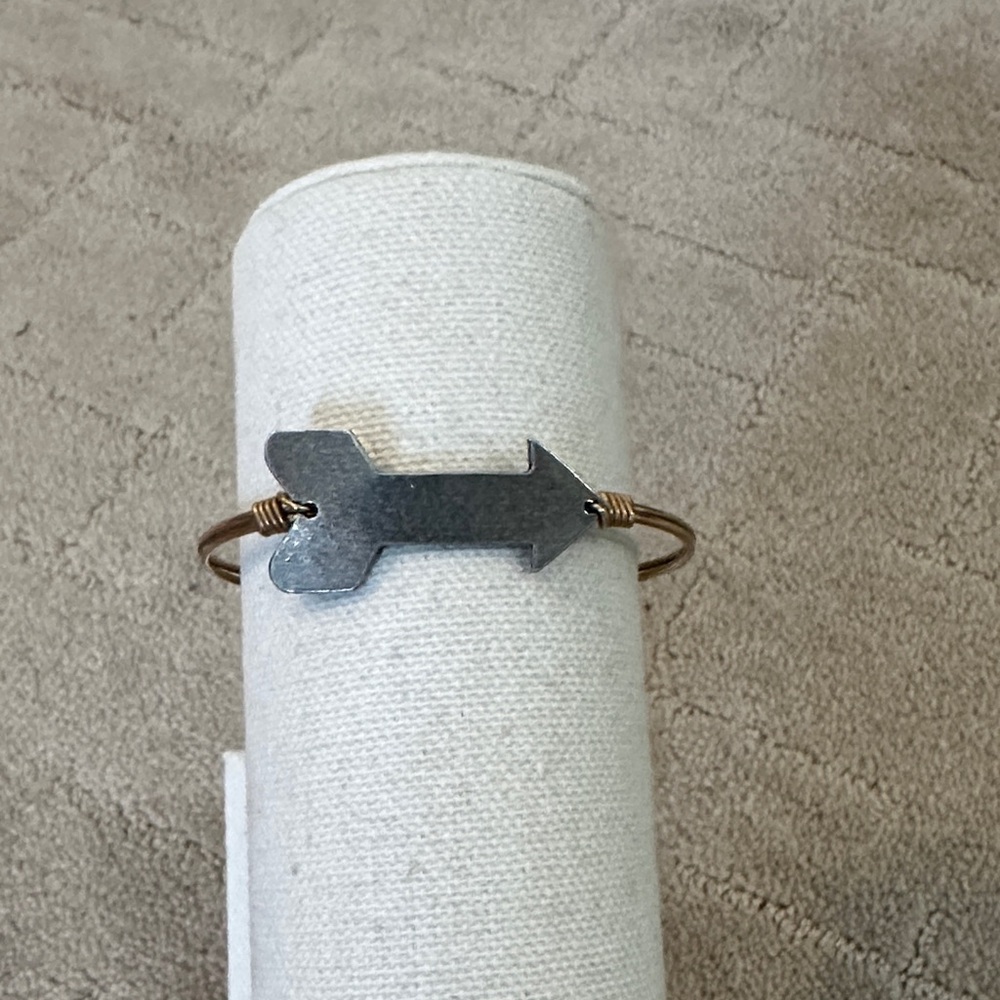 Luca + Danni Silver Arrow and Gold Bracelet